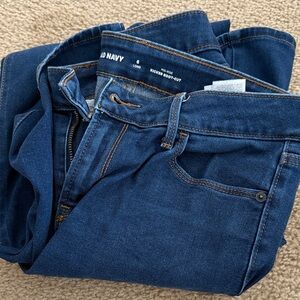 Old Navy Women's Dark Blue Bootcut Jeans